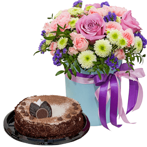 Tiffany with cake with delivery Ryazan