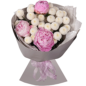 Harmony of Peonies with delivery Ryazan