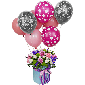 Venus with balloons with delivery Ryazan