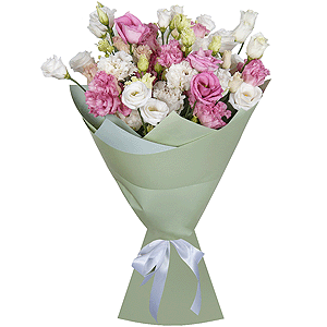 lisianthus - 6, Pink Lisianthus (Eustoma) - 5, Wrapping Paper