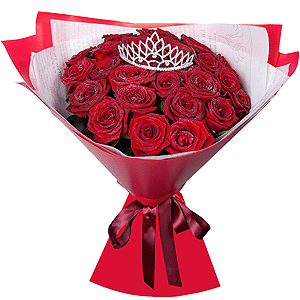 Red rose 50 cm - 41, Decorative crown, Wrapping Paper
