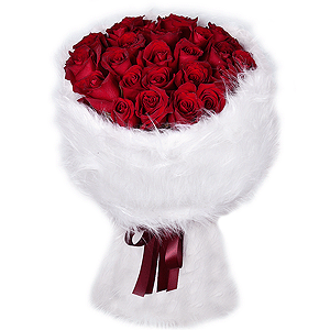 Roses in Fur with delivery Ryazan