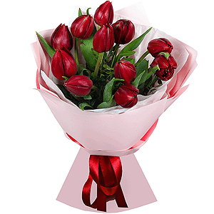 Bouquet of Red Tulips with delivery Ryazan