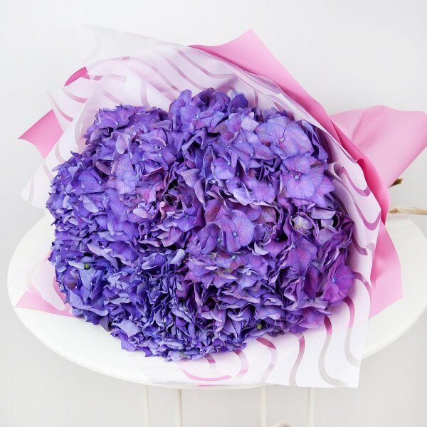 Blue/purple hydrangea - 11, Wrapping Paper