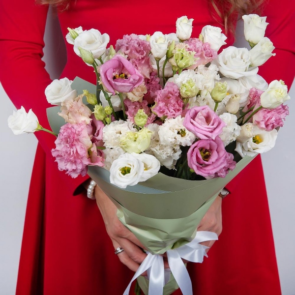 lisianthus - 6, Pink Lisianthus (Eustoma) - 5, Wrapping Paper